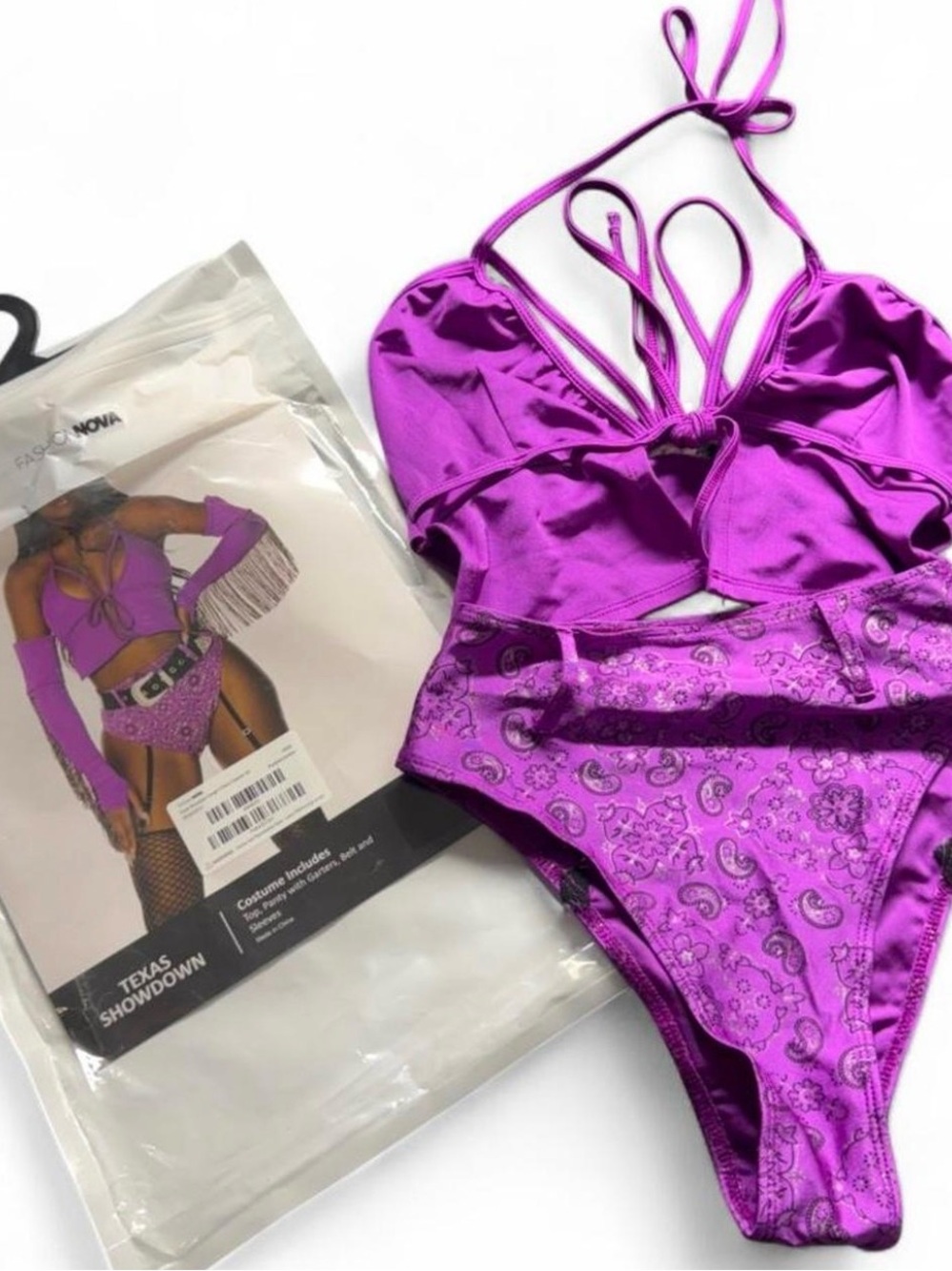 Fashion Nova Purple Texas Showdown Costume